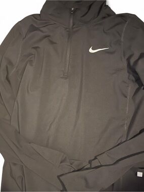 Nike Black Performance Half-Zip Pullover Jacket